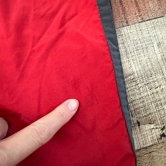 Nike Vintage Toddler Windbreaker Jacket 4T Red & Black - Picture 9 of 9